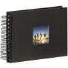 Small Album Spiraalalbum Fine Art 24x17 cm zwart