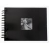 Small Album Spiraalalbum Fine Art 24x17 cm zwart