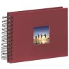 Small Album Spiraal Album Fine Art 24x17 cm bordeaux