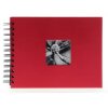 Small Album Spiraal Album Fine Art 24x17 cm bordeaux