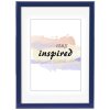 Madrid Plastic Lijst 10x15 cm blauw