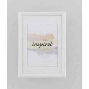 Madrid Plastic Lijst 10x15 cm wit