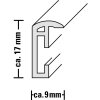 Madrid Plastic Lijst 10x15 cm wit
