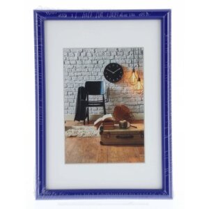 Kunststof lijst Sevilla 10x15 cm blauw