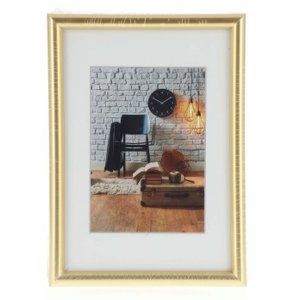 Kunststof lijst Sevilla 10x15 cm goud