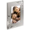 Metalen portret lijst cape koraal zilver 13x18 cm