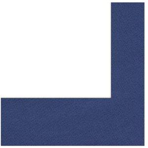 Passepartout 13x18 cm - 9x13 cm marineblauw