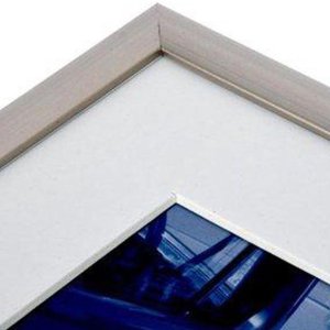 Aluminium lijst Portofino 10x15 cm staal