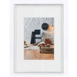 Kunststof lijst Sevilla 20x28 cm zilver