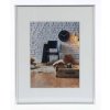 Kunststof lijst Sevilla 28x35 cm zilver