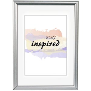 Madrid kunststof lijst 40x50 cm zilver