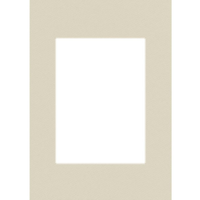 Passepartout 50x60 cm - 30x40 cm creme