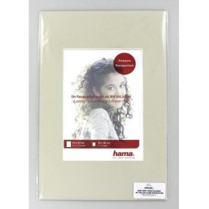 Passepartout 50x60 cm - 30x40 cm creme