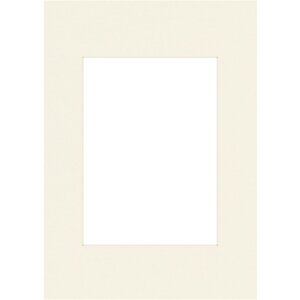 Passepartout 15x20 cm - 10x15 cm sneeuwwit