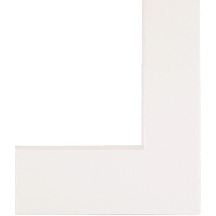Passepartout 30x40 cm - 20x30 cm arctic wit
