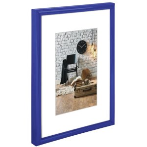 Kunststof lijst Sevilla 21x29,7 cm blauw