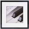 Piano houten kaders 30x30 cm zwart 3d effect