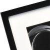 Piano houten kaders 30x30 cm zwart 3d effect