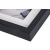 Piano houten kaders 30x30 cm zwart 3d effect