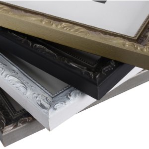 Chic Barok Fotolijst 15x20 cm Donkergrijs