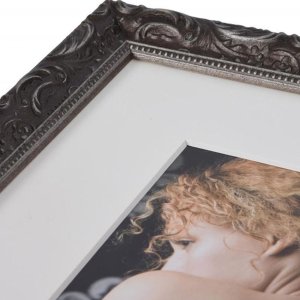 Chic Barok Fotolijst 20x30 cm Donkergrijs