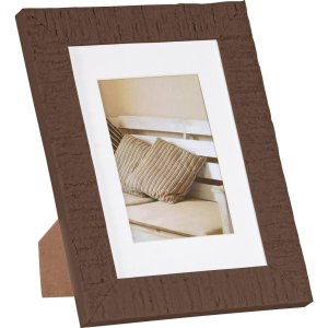 Houten lijst drijfhout 13x18 cm donkerbruin
