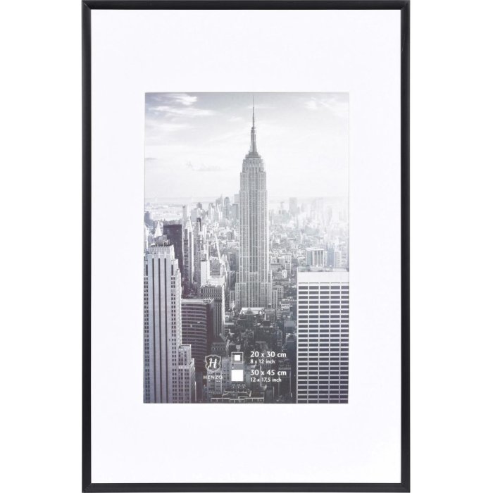 Manhattan Aluminium Lijst 30x45 cm zwart