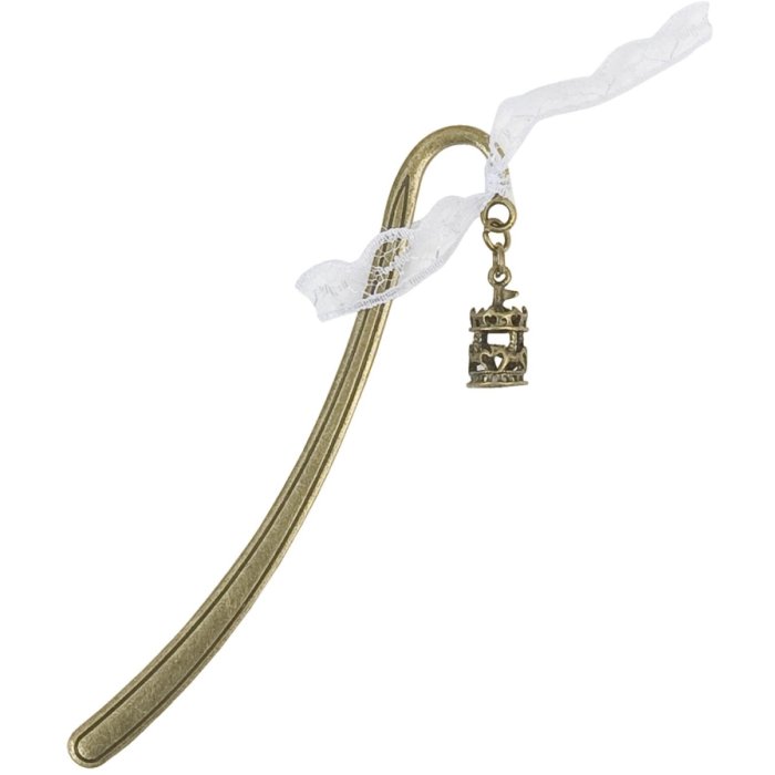 Boekenlegger Caroussel brons 12.5 cm