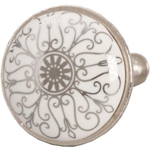 Meubelknop Orient ø 3 cm grijs