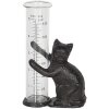 Regenmeter Cat 9x5x16 cm bruin