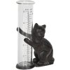 Regenmeter Cat 9x5x16 cm bruin