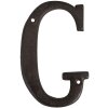 Gietijzeren letter g 13 cm