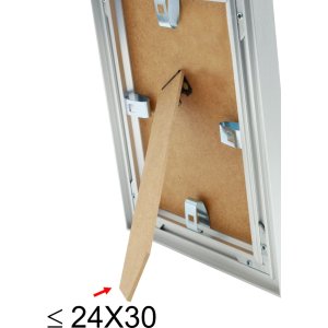 Deknudt Tibbi aluminium lijst fotolijst voor 15x20 cm - zilver