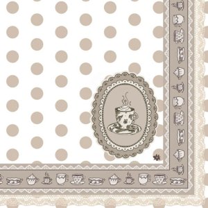 Papieren Servetten Coffee Time 33x33 cm