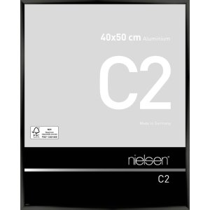 Nielsen Aluminium lijst c2 40x50 cm geanodiseerd zwart...