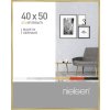 Aluminium lijst Pixel 40x50 cm goud glanzend