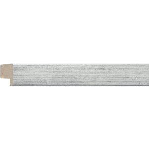 Houten clip-on lijst Quadrum 20x20 cm zilver