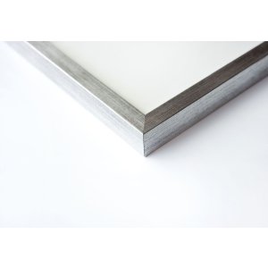 Houten clip-on lijst Quadrum 50x60 cm zilver