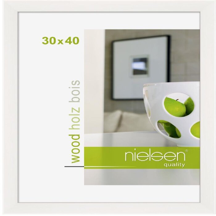 Houten lijst Essential 30x30 cm wit
