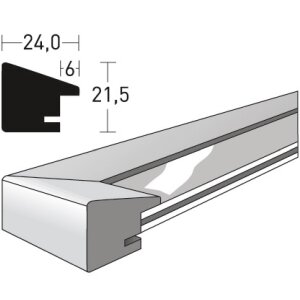 Houten lijst Essential 30x40 cm zwart