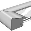 Houten lijst Derby 50x70 cm rozenhout