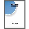 Accent aluminium lijst 13x18 cm staal grijs glanzend