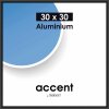 Accent aluminium lijst 30x30 cm zwart mat