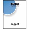 Accent aluminium lijst 40x50 cm zwart mat