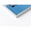 Accent aluminium lijst 50x60 cm zilver mat