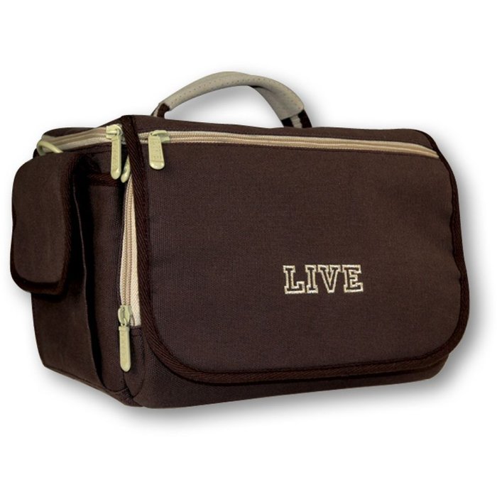 borsa cameratas bruin 25x20x16 cm