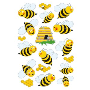 herma magische bijen, vleugelstickers
