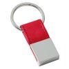Metalen sleutelhanger punt ii rood