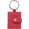 Foto sleutelhanger rood leer