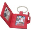 Foto sleutelhanger rood leer